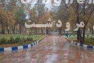 بارش باران پاییزی درشهر مرودشت