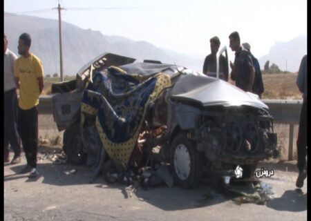 دو کشته در تصادف شهرستان مرودشت