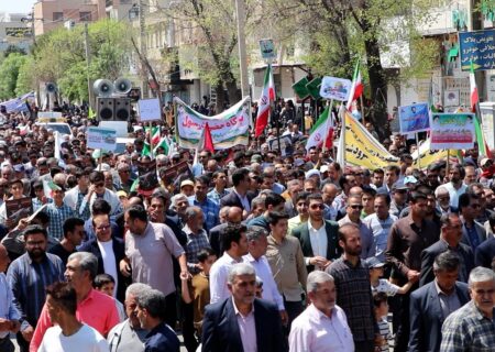 حضور باشکوه مردم در راهپیمایی روز جهانی قدس در مرودشت