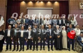 تجلیل از خبرنگاران حوزه انتخابیه با حضور امام جمعه ،نماینده مردم در مجلس شورای اسلامی و فرمانداران حوزه انتخابیه 