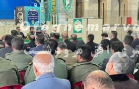 به مناسبت آغاز دهه فجر فرماندار واعضای شورای اداری  شهرستان مرودشت  با امام جمعه این شهرستان دیدار کردند