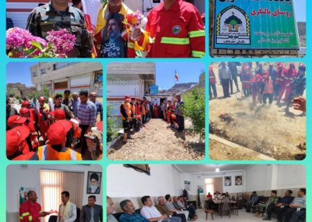 افتتاح پایگاه اطفا حریق روستای پالنگری بخش کامفیروز