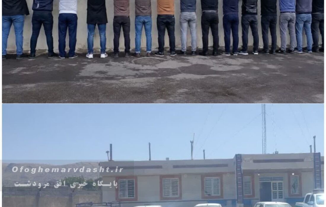 فرمانده انتظامی مرودشت از دستگیری ۱۵ نفر از عاملان نزاع دسته جمعی درکامفیروز و مرودشت خبر داد