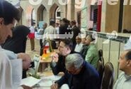 به مناسبت هفته دولت دیدار صمیمی مدیران با مردم در قالب میز خدمت مستقر در مصلی نماز جمعه شهرستان