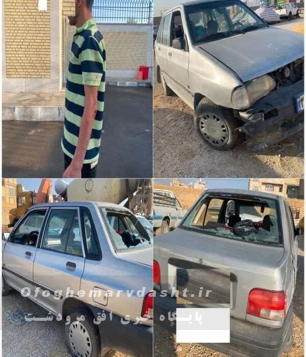 فرمانده انتظامی مرودشت از دستگیری سارق کابل برق و خودروی سرقتی خبر داد