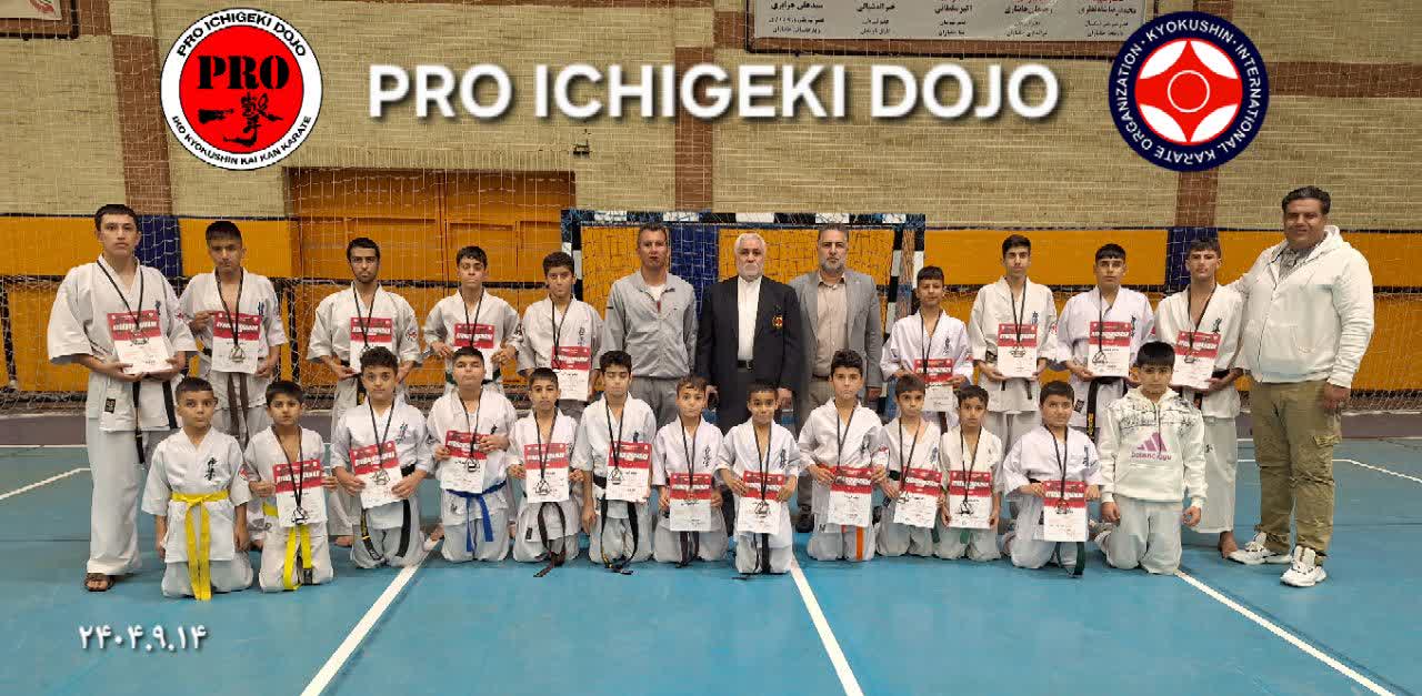 باشگاه کیوکوشین ایچی گکی پرو مرودشت قهرمان مسابقات ۵ جانبه استان اصفهان شد