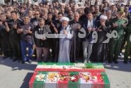 مراسم تشییع پیکر شهیدان شیروانی و فلاحی در مرودشت برگزار شد