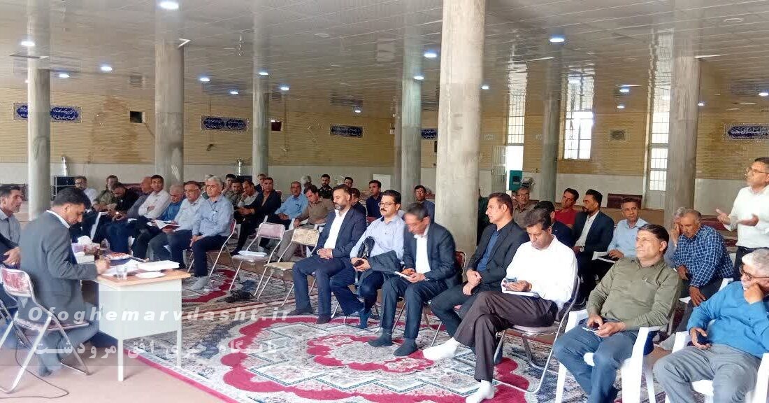 بررسی مشکلات و مطالبات بخش درودزن در جلسه شورای اداری