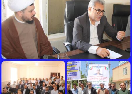 برگزاری شورای اداری و افتتاح پروژه های عمرانی کامفیروز شمالی در دومین روز از هفته دولت 
