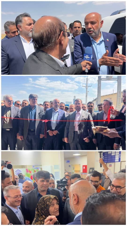 ساماندهی ورزشگاه کارگران بعد از سه دهه،تجهیز پلی کلینیک پارسیان تأمین اجتماعی،افتتاح قند سپید مرودشت وطرح آبرسانی به کشت و صنعت پگاه فارس با حضور وزیر کار و استاندار فارس 